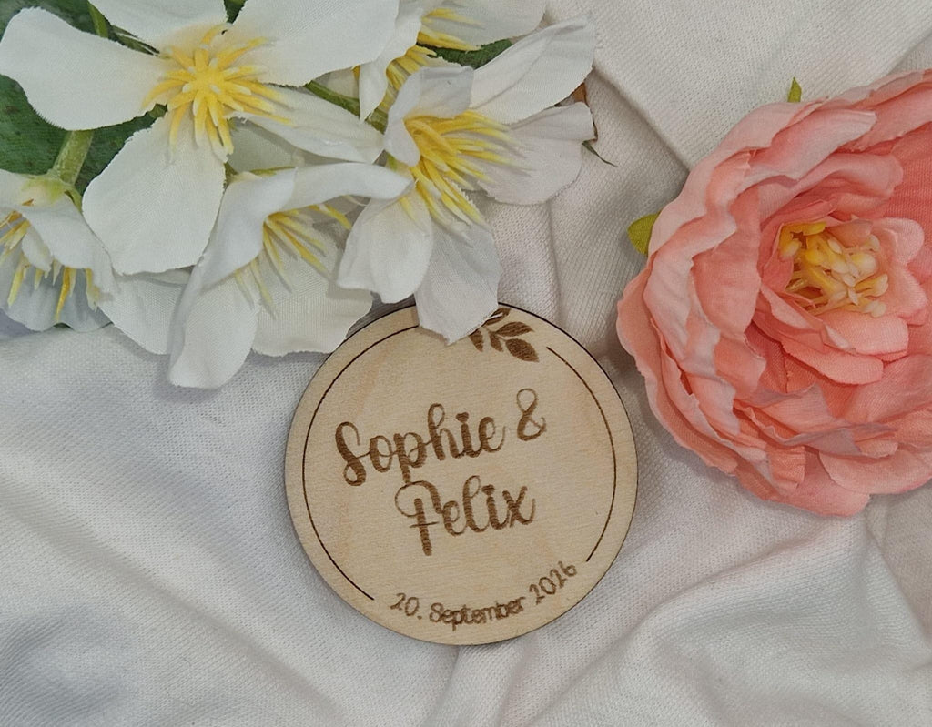 Graviertes Holzschild personalisiert – Produktansicht 3
